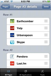 SBOrganizer iPhone app