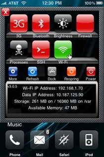 SBSettings iPhone jailbreak app