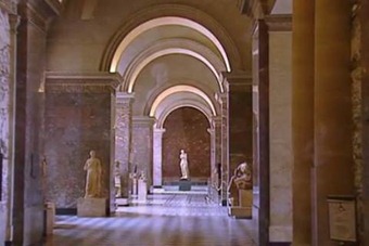 The Louvre app for the iPhone