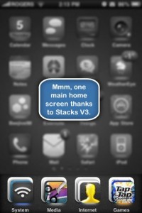 My home screen with stacks v3 My home screen with stacks v3