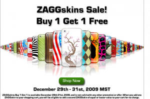 ZAGGskins sale
