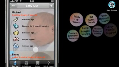 Baby Bubbles iPhone app
