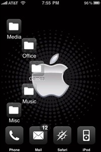 Black Apple Spots iPhone wallpaper Black Apple Spots iPhone wallpaper