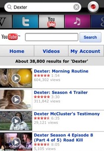 Dragon Search iPhone app
