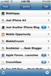 Newsstand iPhone RSS app Newsstand iPhone RSS app