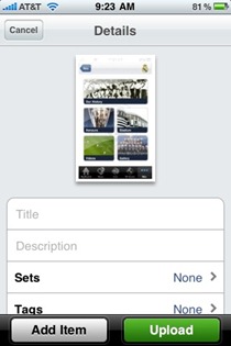 Flick iPhone app