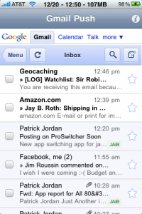 Gmail Push in action