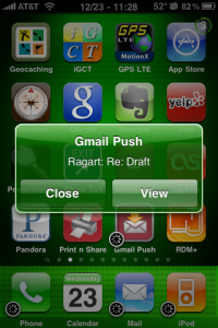Gmail Push active