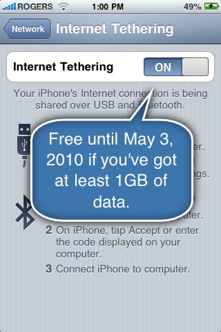 iPhone Tethering Free iPhone Tethering Free