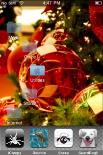 6 year's old jailbroken iPhone screen 6 year's old jailbroken iPhone screen