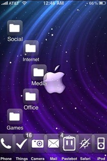 Infinidock iPhone app