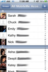 Contacts with Cyntact installed Contacts with Cyntact installed