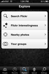 Flickit Pro on iPhone Flickit Pro on iPhone