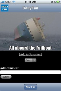 Daily Fail iPhone app