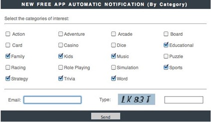 New free iPhone apps site