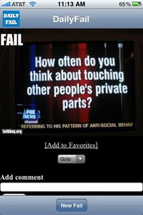 Daily Fail for iPhone