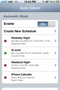 JB App - AutoSilent settings JB App - AutoSilent settings