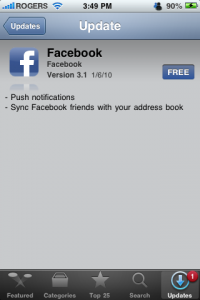 Facebook 3.1