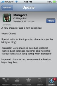 Minigore update