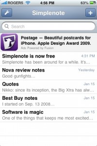 Simplenote is free Simplenote is free