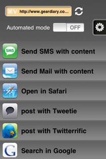 Pastefire iPhone app