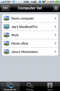 RDM+ remote list