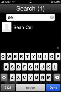 Front Contacts iPhone jailbreak app