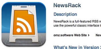 NewsRack iPhone app NewsRack iPhone app