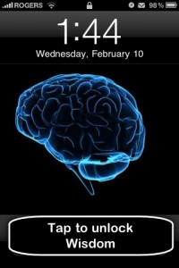 tap to unlock wisdom