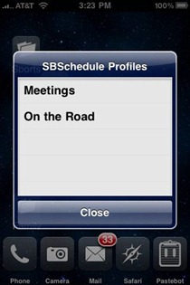 SBSchedule iPhone jailbreak app