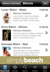 Simply Beach iPhone app