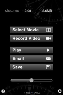 SlowMo iPhone app SlowMo iPhone app