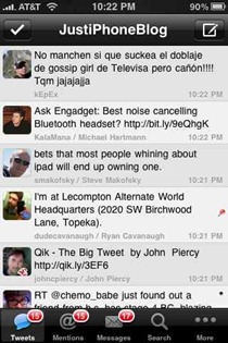 Tweetings iPhone Twitter app Tweetings iPhone Twitter app