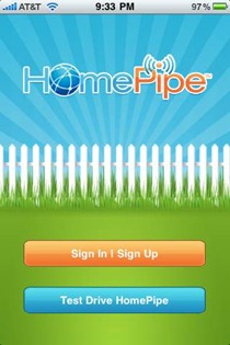 HomePipe on iPhone