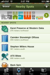 Gowalla iPhone app