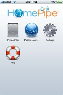 HomePipe iPhone app
