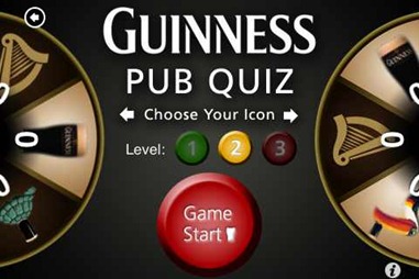 Guinness app on iPhone Guinness app on iPhone