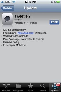 Tweetie 2 update
