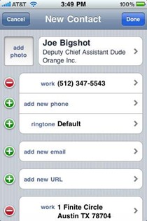 Copy2Contact for iPhone