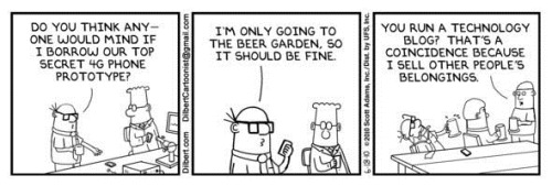Dilbert on Lost iPhone