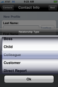 Social Styles iPhone relationship type