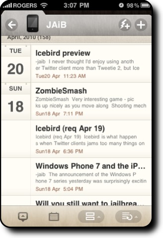 awesome note diary view