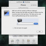 SMS sent to iPhone