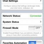 Settings Menu