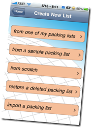 Packing Create New