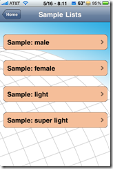 Packing Sample Lists