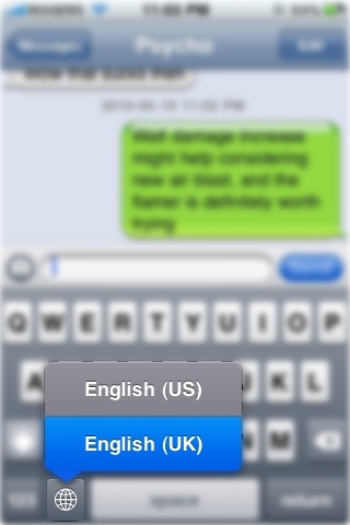 iphone custom keyboard