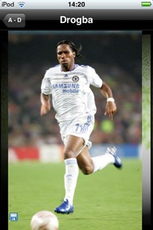 Football Stars iPhone app