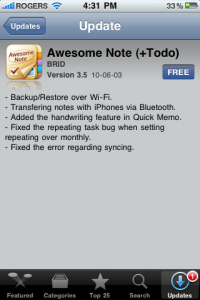 awesome note 3.5