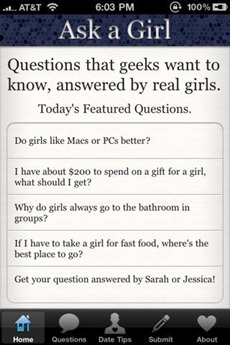 Ask a Girl: The Ultimate Date Guide app